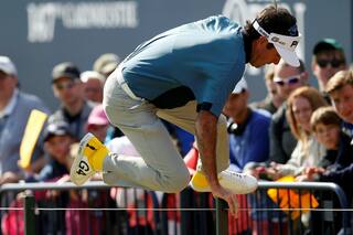 Golf: Los zapatos de Bubba Watson, un divertido toque de color en The Open