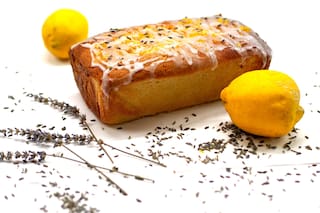 Budín de limón almibarado