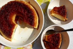 Budín de arroz con caramelo de Lucio Marini