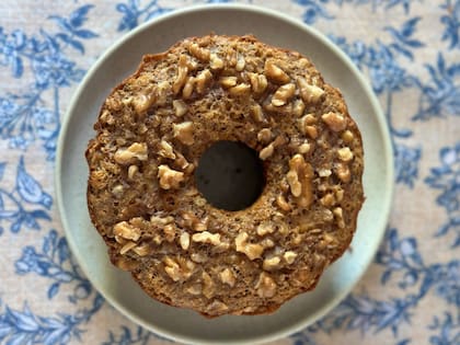 Budín de avena con manzana