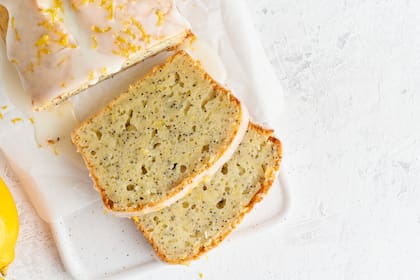 Budín de limón y semillas de amapola