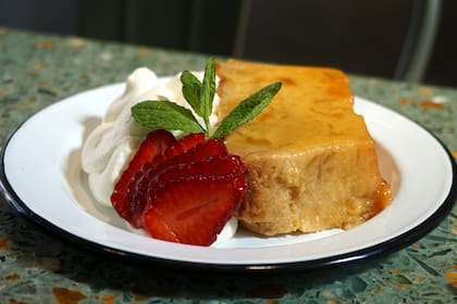 Budín de pan en La Vuelta