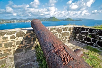 Buena parte del patrimonio de Santa Lucía está relacionado con las disputas históricas entre Francia y Reino Unido