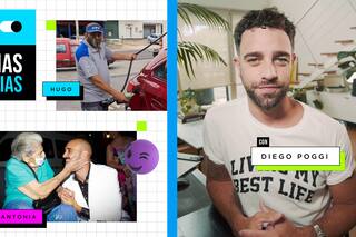 Es playero en una estación de servicio, empezó a estudiar en el 2001 y se graduó de abogado a los 58 años