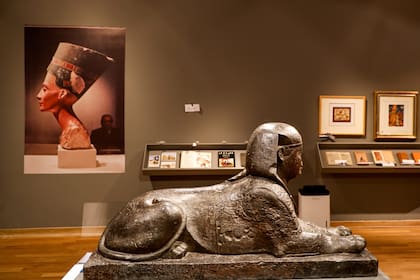Buenos Aires 18nov2025. Inauguración de la sala Egipto en el Museo Nacional de Bellas Artes.