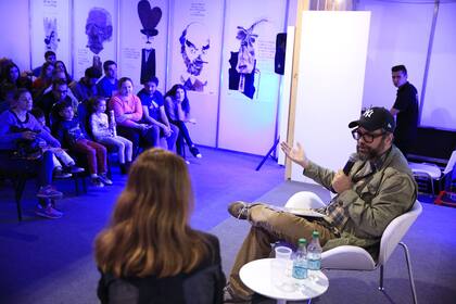 Liniers, en una entrevista con Natalia Blanc