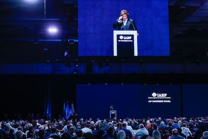 Buenos Aires 2jun26. Cierre del IAEF con la presencia de Javier Milei.