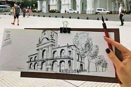 Buenos Aires dibujada, una experiencia para ver la ciudad en perspectiva