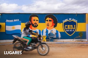 Es un pueblo brasilero, pero sus habitantes hinchan por Argentina en el Mundial