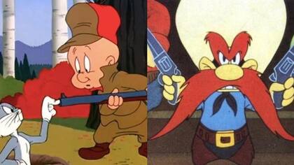 Bugs Bunny y sus eternos adversarios, Elmer Gruñón y Sam Bigotes