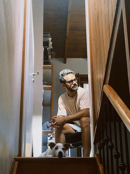 Buko era muy querido por la familia y Gandini lo recordó con un carrusel de imágenes viejas