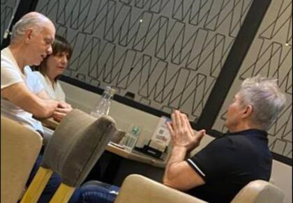 Bullrich, Grindetti y Burlando se reunieron en un café