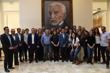 Bullrich y Cornejo, durante un encuentro de legisladores del frente Cambia Mendoza