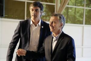 Bullrich y Macri, ayer, al presentar los resultados del plan Aprender