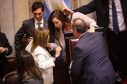 Bullrich y Villarruel, en el Senado; un duelo que crece