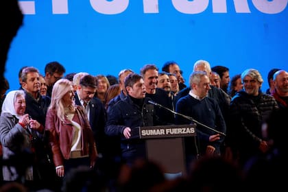 Búnker de Fuerza Patria en La Plata