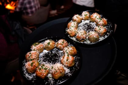 Buñuelos de espinaca.