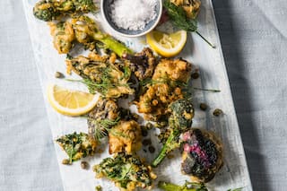 Buñuelos de brócoli y puerro