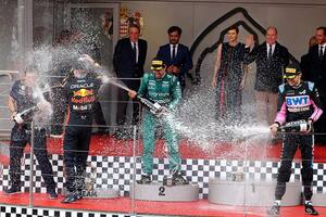 Cómo nació el ritual de bañarse con Champagne en el podio de la fórmula 1
