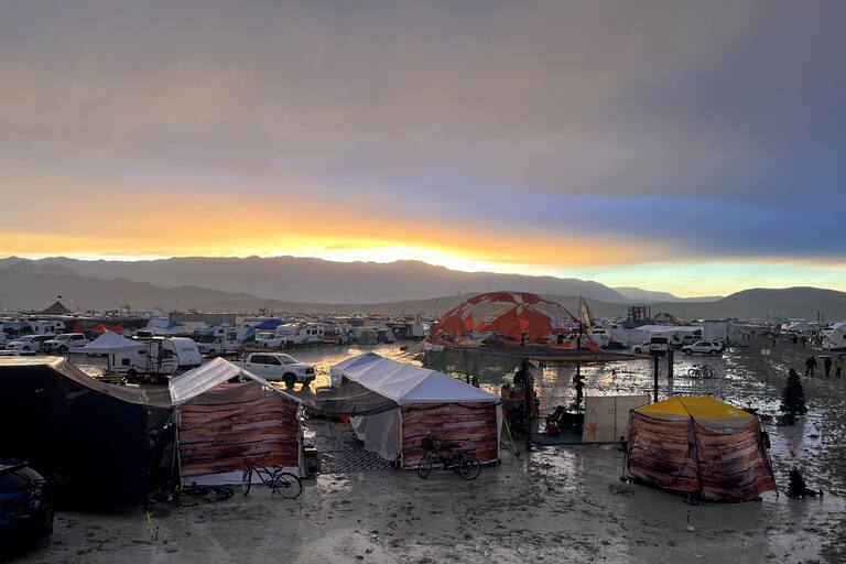 ‘Unbelievable tragedy’: One dead and tens of thousands stranded at Burning Man festival