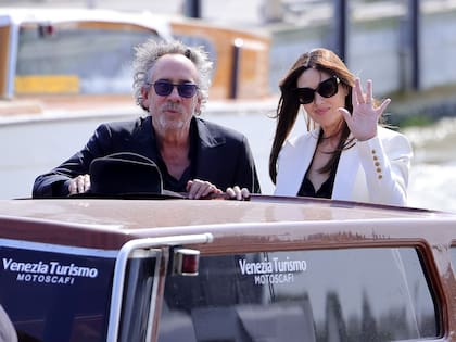 Burton y Bellucci en el Festival de Venecia