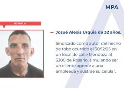 Buscan a un peligroso delincuente que atacó a la empleada de una mueblería.