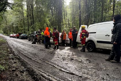 Se rastrearon al menos 700 hectáreas de terreno selvático, en una región dominada por la selva valdiviana, con cañadones, pantanos y mallines