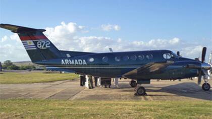 Avión B-200 Cormorán de Uruguay. En disponibilidad