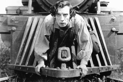 Buster Keaton. El maquinista de la General, de 1927, año en el que el primer film sonoro hizo tambalear al cine mudo