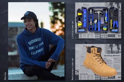 Buzo $649 de Borna / Juego de herramientas Goodyear $799 en Linio.com.ar / Borcegos Gonew $1199 en Netshoes.com.ar /