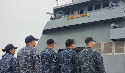 Buzos tácticos integraron la misión (Foto: Ministerio de Defensa)