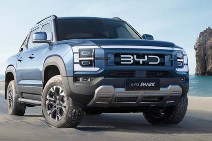 BYD lanzó la Shark, una pickup híbrida y mediana en Brasil