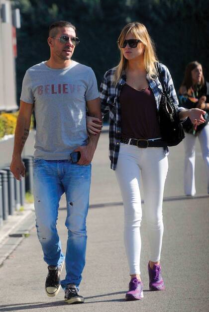 Seis meses después de blanquear su relación, era habitual ver al DT del Atleti paseando por la capital española del brazo de su nuevo amor.