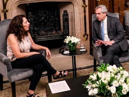 Cristina Caamaño, el día en que fue oficializada como interventora en la AFI