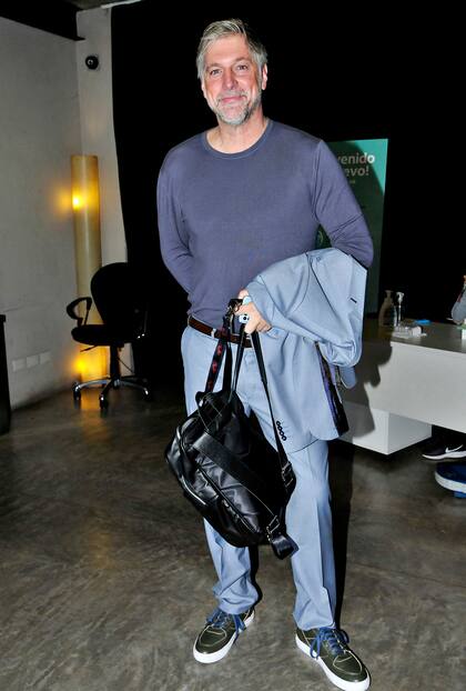 Cabak, momentos antes de sentarse a la mesa con Juana Viale