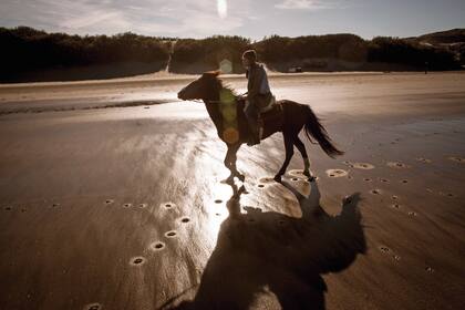Cabalgata en Valdés.
