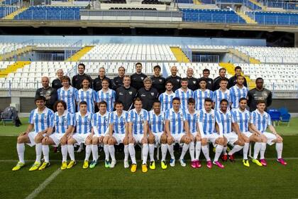 Caballero y Demichelis en el Málaga que llegó a cuartos de la Champions League