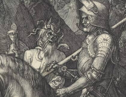 Caballero y demonio de Alberto Durero
