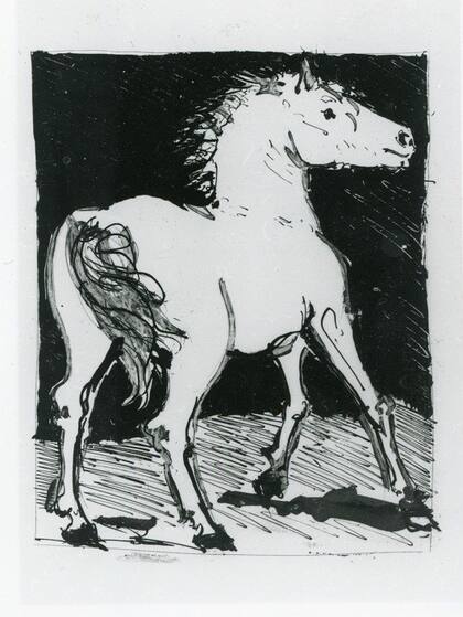 "Caballo, Historia Natural de Buffon", Pablo Picasso, 1936