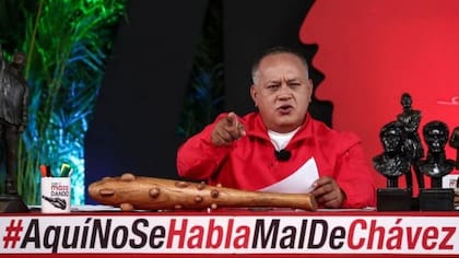 Cabello desde su programa "Con el mazo dando".