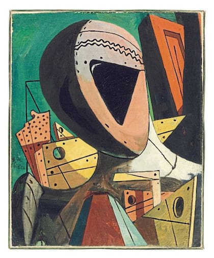 Cabeza de maniquí - Giorgio de Chirico, 1916-17