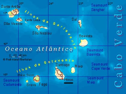 Cabo Verde forma parte de islas de la Macaronesia y se divide en dos grupos: al norte con las de Barlovento y al sur con las de Sotavento (commons.wikimedia.org)