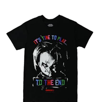 Cada camisa se especializa en una determinada película de terror o suspenso