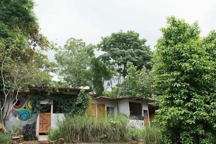Cada casa se alimenta de paneles solares y recibe agua tratada con un biodigestor que, además, produce gas metano que usan para cocinar.