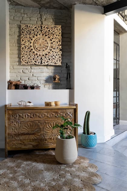 Cada detalle de la casa tiene una continuidad de estilo del Lejano Oriente