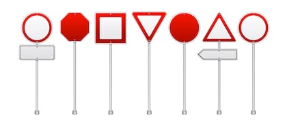 Cada forma y color busca transmitir un mensaje específico