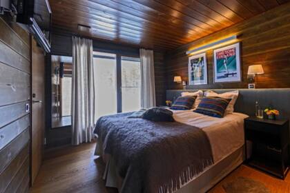 Cada habitación cuenta con su propio baño en el exclusivo complejo finlandés