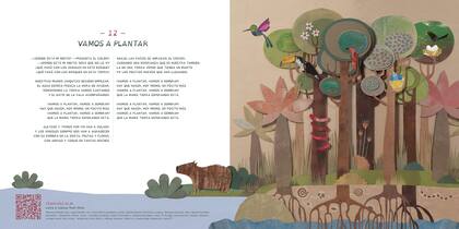 Cada letra viene con un código QR para escanear y escuchar la canción