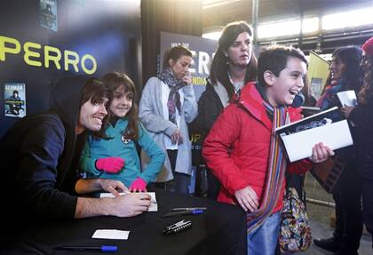 Cada uno quería su foto, pero sólo se permitían las cámaras de la organización