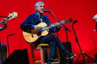 Caetano Veloso y sus hijos, en un show íntimo y familiar